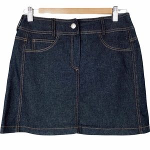 MORGAN DE TOI Blue Denim Mini Skirt - Size M